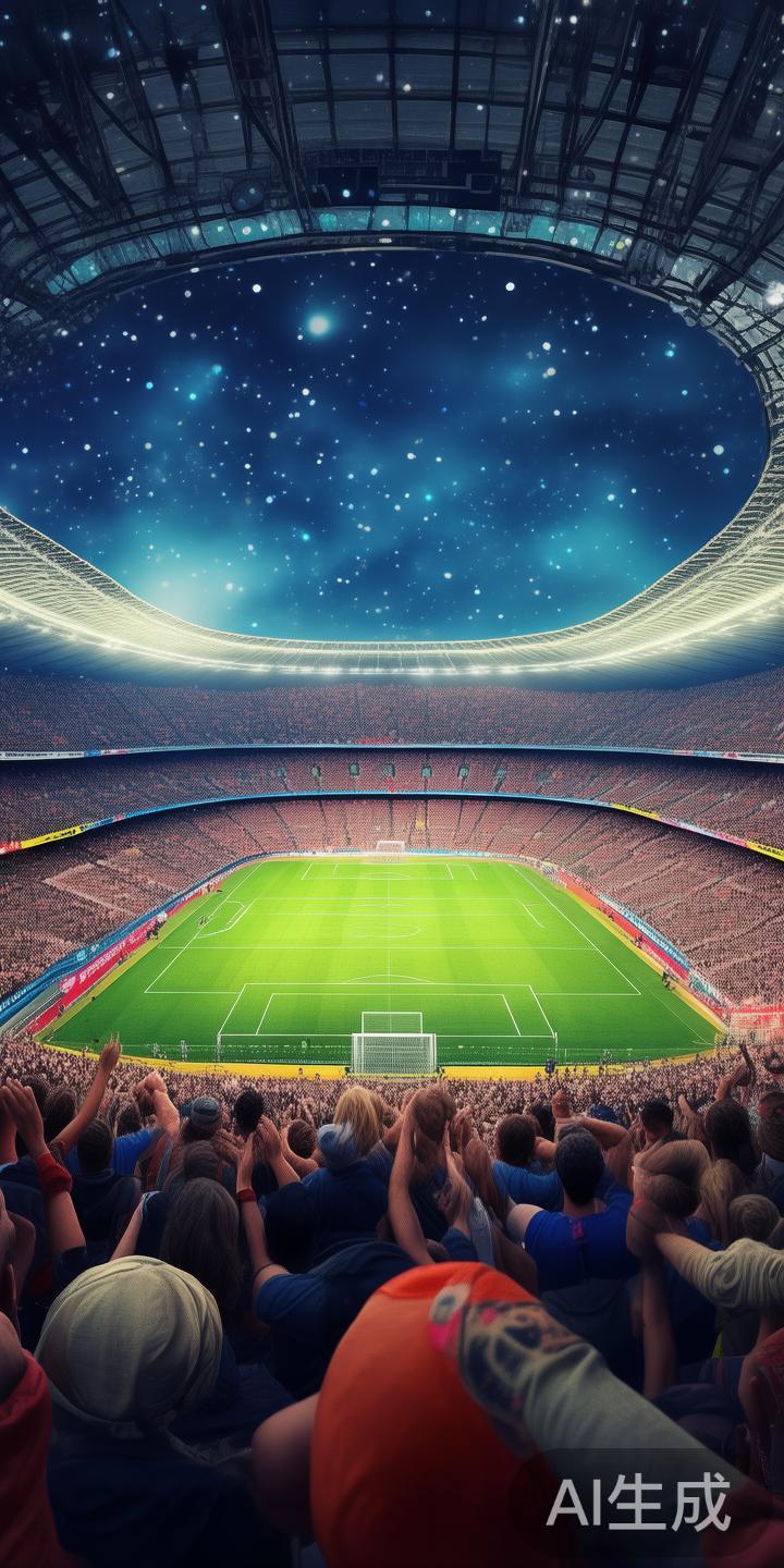 星空映衬下欧洲杯体育赛事的激情燃情与荣耀盛况尽展 在璀璨的星空映衬下,欧洲杯的体育赛事展现出无与伦比